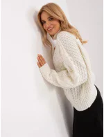 Sweter AT SW model 18900708 ecru - FPrice Sweter AT SW model 18900708 ecru - FPrice