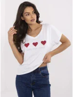 Tričko CLM TS 1708.83 white Tričko CLM TS 1708.83 white