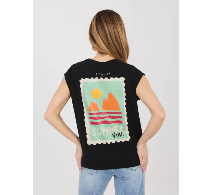 T shirt D12022M02769B czarny