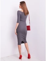 Šaty CZ SK 4196.00 tmavo šedá
