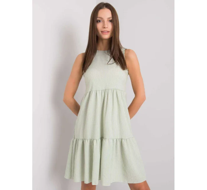 Sukienka WN SK pistacjowy model 18624410 - FPrice Sukienka WN SK pistacjowy model 18624410 - FPrice