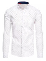Dstreet DX2349 pánska biela košeľa