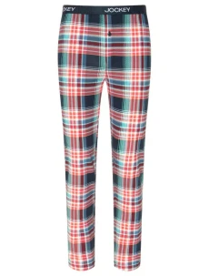 Pánske pyžamové nohavice 500756H 378 červeno-modrá kocka - Jockey