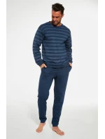 Pánske pyžamo Loose 11 117/235 Tmavomodrý vzor - Cornette