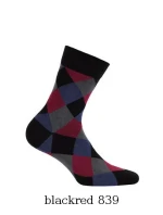 Pánske ponožky Wola Perfect Man vzorované W 94N03 Casual