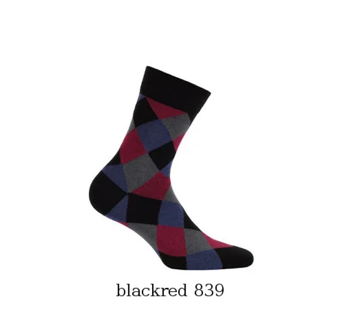 Pánske ponožky Wola Perfect Man vzorované W 94N03 Casual