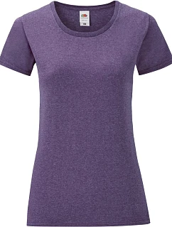 Fruit of the Loom Lady-Fit Iconic 150 T Dámske tričko 16.1432 heather purple
