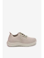 Materiálové Dámské Sportovní Boty Béžové model 22031712 - EVENTO