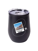 Personalizovaný termohrnček „BOWL“ s fotografiou a cestovateľským motívom
