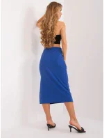 Dámská sukně LK SD model 20908315 modrá - Lakerta Dámská sukně LK SD model 20908315 modrá - Lakerta