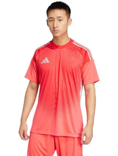 Pánské brankářské tričko Tiro 25 Competition Jersey Short Sleeve red model 21810469 pánské - ADIDAS