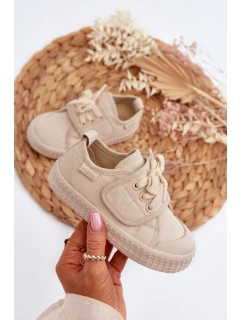 Dziecięce Trampki HI-POLY SYSTEM BIG STAR NN374017 Beżowe