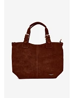 Kožená kabelka z imitace semiše Camel model 22111652 - Flora&Co