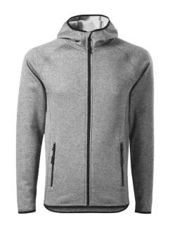 fleece pánský tmavě šedý melír model 20633354 - MALFINI, a.s.