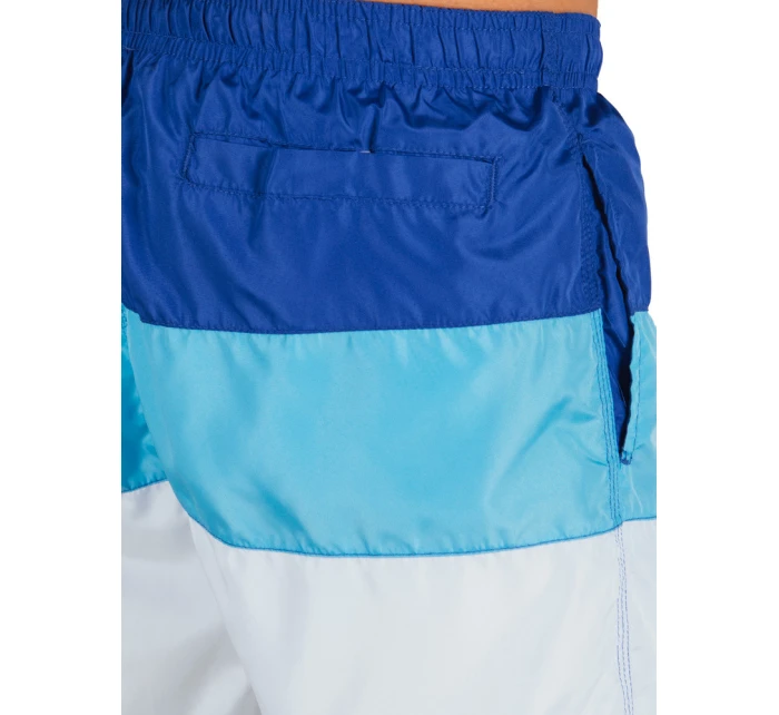 Pánske modro-biele plavecké šortky Dstreet SX2517