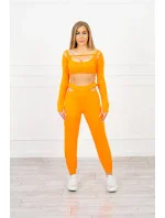 Súprava s blúzkou hore oranžová neónová Súprava s blúzkou hore oranžová neónová