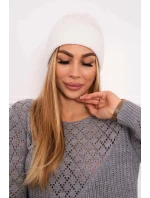 Tenká čepice Oliwia model 18750365 bílá - K-Fashion