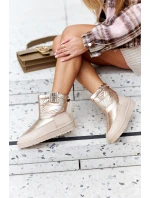 Damskie Śniegowce Big Star II274121 Beżowe