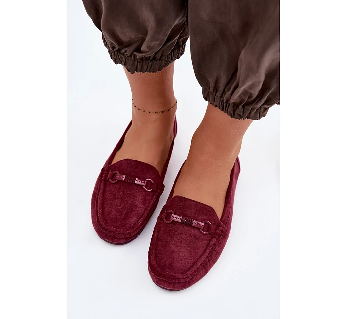 Dámské mokasíny Ploché Bordó Olisa Dámské mokasíny Ploché Bordó Olisa