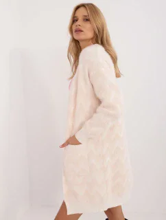 Kardigán AT SW 2340 A.00 svetlo béžový