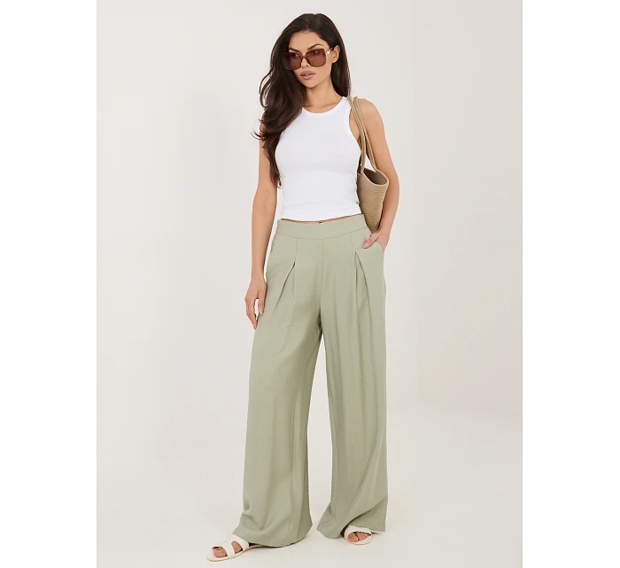 Nohavice D60103M62449E2 pistáciové Nohavice D60103M62449E2 pistáciové