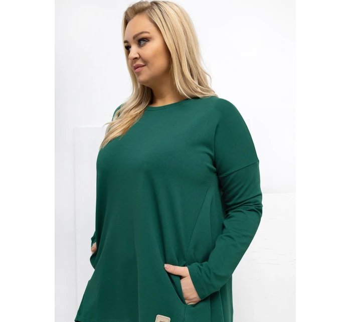 Tunika RV TU 5042.09X tmavozelená