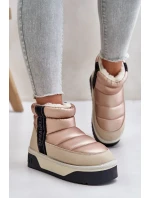 Nízke snežnice na hrubej podrážke D.Franklin Beige Nízke snežnice na hrubej podrážke D.Franklin Beige