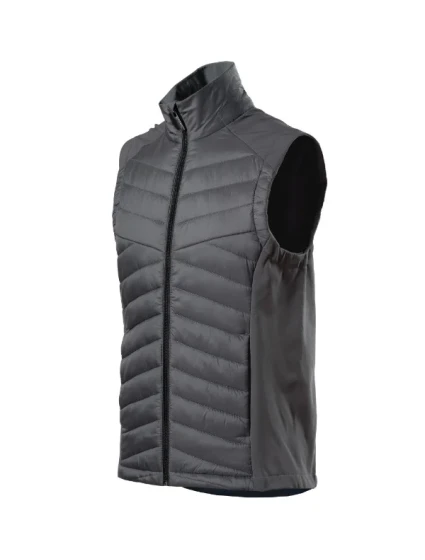 Cross hybridná vesta pánska light anthracite