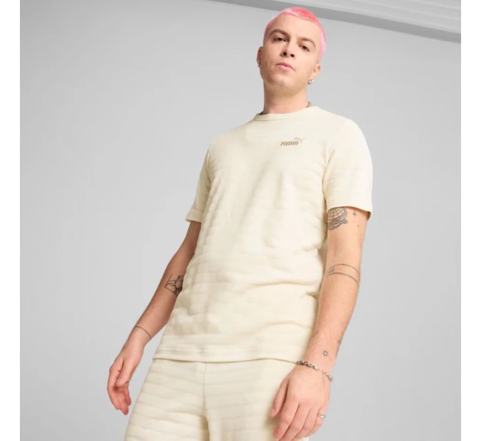 Puma Ess Elevated Štruktúrované tričko M 684722 99 muži