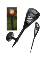 SOLÁRNA BATERKA 2V1 EFEKT PLAMEŇA 12 LED