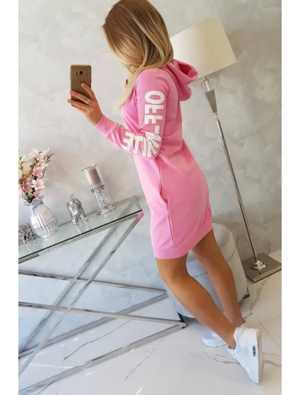 Off White svetlo ružové šaty Off White svetlo ružové šaty