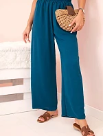 Nohavice so širokými nohavicami marine