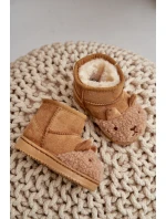 Ocieplane Dziecięce Botki Śniegowce Lamy Camel Esandira Ocieplane Dziecięce Botki Śniegowce Lamy Camel Esandira