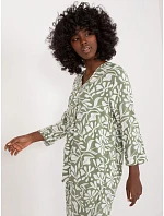 Blúzka D73771M11174A khaki farba Blúzka D73771M11174A khaki farba