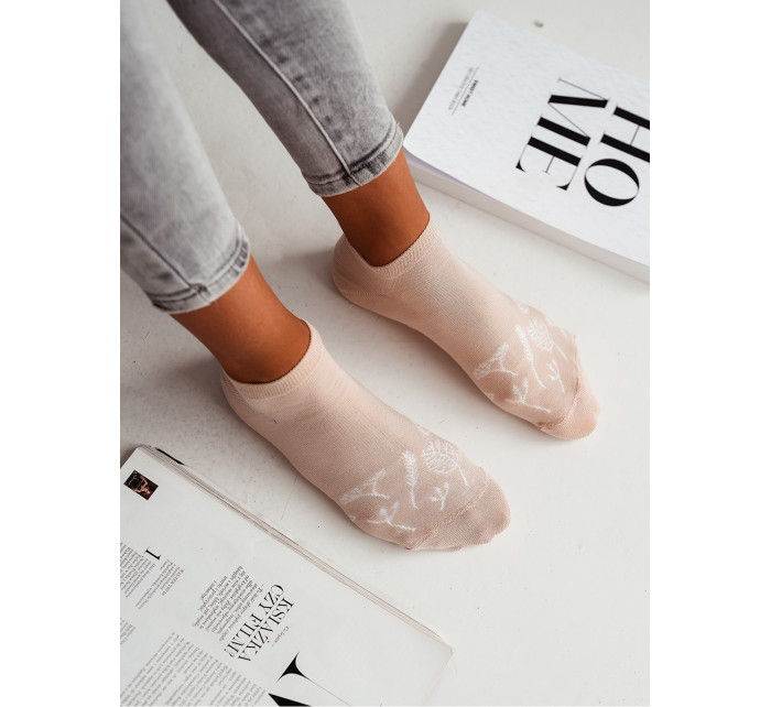 Biele rastlinné ponožky - Milena