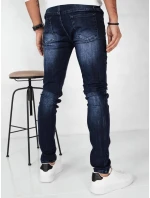 Pánske tmavomodré džínsové nohavice FashionStreet UX4148 Pánske tmavomodré džínsové nohavice FashionStreet UX4148
