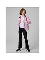 Dievčenská vetruodolná softshellová bunda 5000 s membránou 4F 4FJWSS26TSOFF478-47S