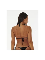Plavková podprsenka RIP CURL Premium Surf D-Dd Sliding Tri, čierna