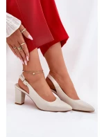 Pohodlné lodičky na podpatku model 21692909 - SERGIO LEONE