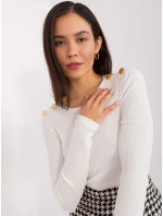 Bluzka RV BZ model 19034349 ecru - FPrice Bluzka RV BZ model 19034349 ecru - FPrice