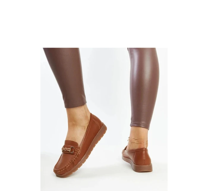 Mokasíny 2998 model 207455 hnedé - Solea