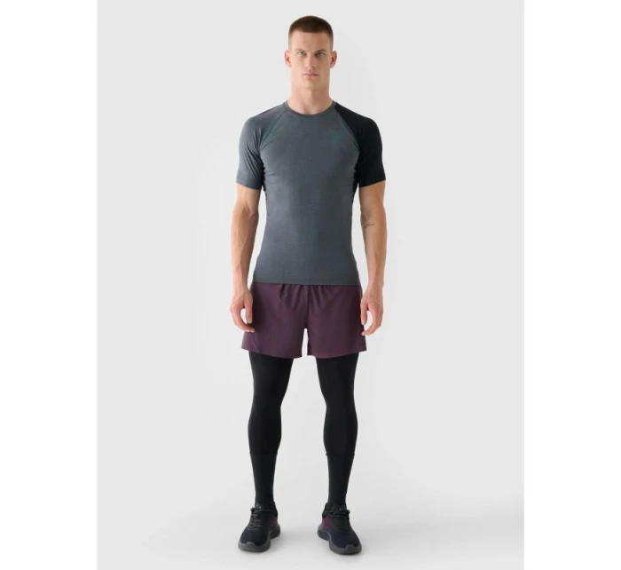Pánske rýchloschnúce bežecké tričko 4F 4FWAW24TFTSM0955-40M pánske Pánske rýchloschnúce bežecké tričko 4F 4FWAW24TFTSM0955-40M pánske