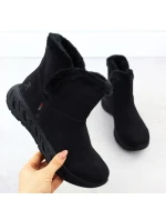Dámske nepremokavé snehové topánky s kožušinou Rieker M6554-00 black Dámske nepremokavé snehové topánky s kožušinou Rieker M6554-00 black