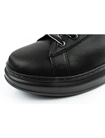 pánské boty model 22056013 tenisky přírodní kůže černé - Karl Lagerfeld