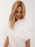 Bluzka LK BZ model 20463569 ecru - FPrice Bluzka LK BZ model 20463569 ecru - FPrice