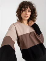 Mikina RV BL 8328.34X čierna a béžová Mikina RV BL 8328.34X čierna a béžová