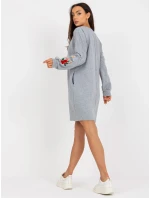 Šaty RV SK 8088.59 sivé
