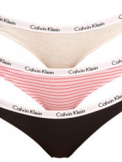 Nohavičky 3pcs QD3588E - W5A - Viacfarebná - Calvin Klein
