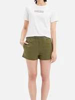 Dámsky kraťasový set - QS6804E 0SR biela / khaki - Calvin Klein