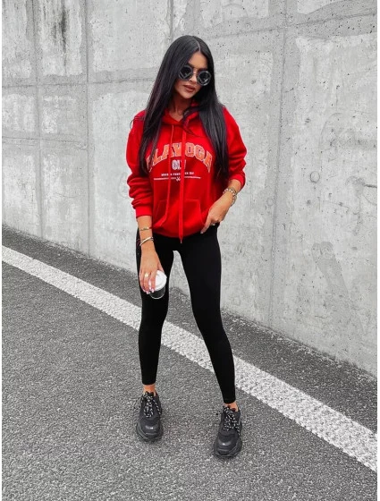 Dámská mikina model 18909727 červená - Ola Voga